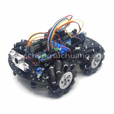 PS2 Remote Control Mecanum Wheel Smart Car Kits Based for UNO R3 Development Board